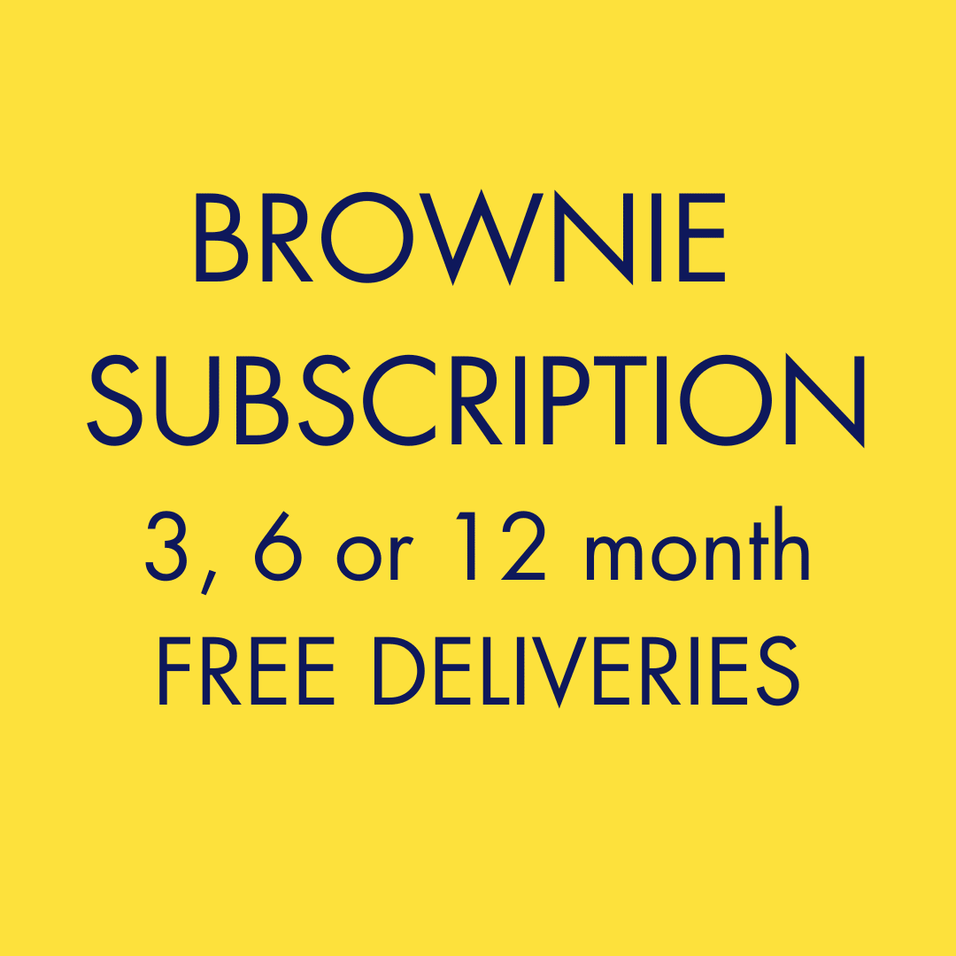 Monthly Brownie Subscription - Box of 4 - Free Deliveries