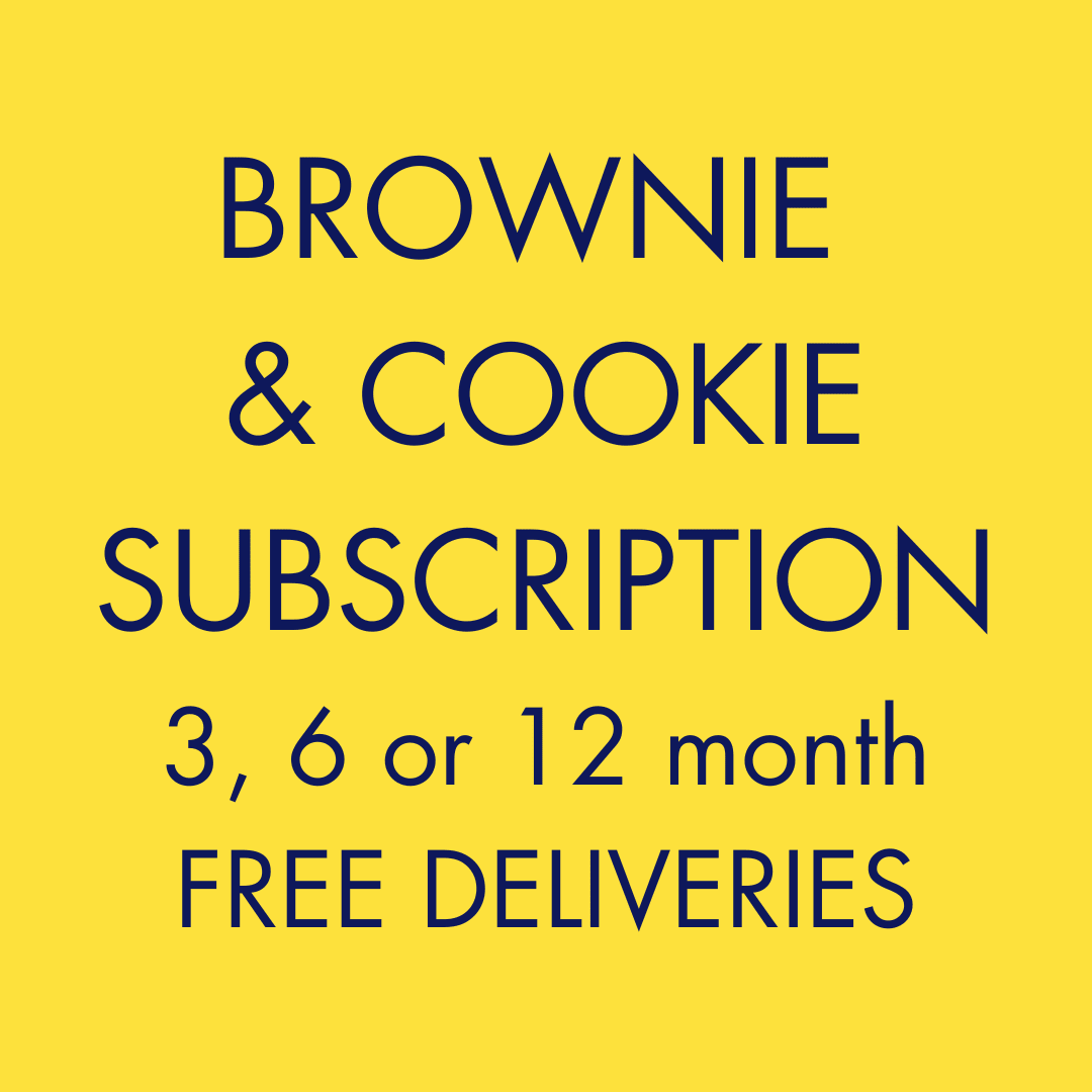 Monthly Brownie & Cookies Subscription - Free Deliveries