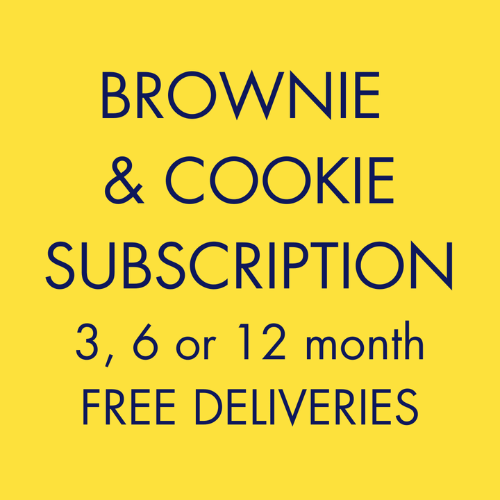 Monthly Brownie & Cookies Subscription - Free Deliveries